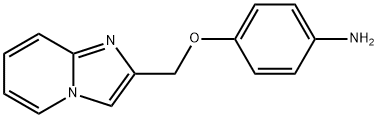 4-({咪唑并[1,2-A]吡啶-2-基}甲氧基)苯胺 结构式