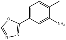 2-甲基-5-(1,3,4-噁二唑-2-基)苯胺 结构式