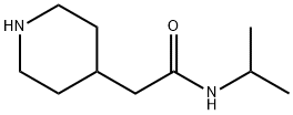 N-isopropyl-2-piperidin-4-ylacetamide 结构式