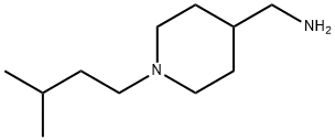 1-(3-甲基丁基)哌啶-4-基]甲胺 结构式