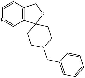 Spiro[furo[3,4-c]pyridine-3(1H),4'-piperidine], 1'-(phenylmethyl)- 结构式