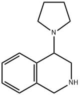 4-(pyrrolidin-1-yl)-1,2,3,4-tetrahydroisoquinoline 结构式