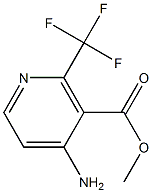 methyl 4-amino-2-(trifluoromethyl)nicotinate 结构式