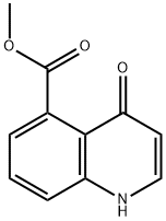 METHYL 4-OXO-1,4-DIHYDROQUINOLINE-5-CARBOXYLATE 结构式