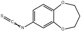 7-异硫氰基-3,4-二氢-2H-1,5-苯并二噁庚英 结构式