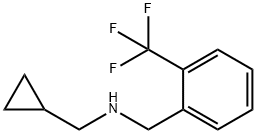 (环丙基甲基)({[2-(三氟甲基)苯基]甲基})胺 结构式