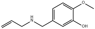 2-methoxy-5-[(prop-2-en-1-ylamino)methyl]phenol 结构式