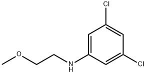 3,5-二氯-N-(2-甲氧基乙基)苯胺 结构式