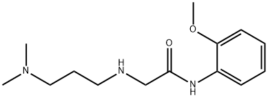 2-{[3-(dimethylamino)propyl]amino}-N-(2-methoxyphenyl)acetamide 结构式