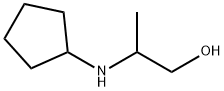 2-(环戊基氨基)丙-1-醇 结构式