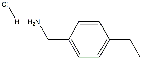 (4-ethylphenyl)methanamine hydrochloride 结构式
