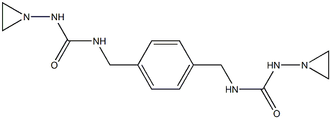 1,1'-(p-Xylylene)bis[3-(1-aziridinyl)urea] 结构式