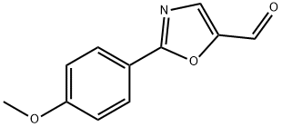 2-(4-methoxyphenyl)oxazole-5-carbaldehyde 结构式