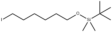 (1,1-二甲基乙基)[(6-碘己基)氧基]二甲基硅烷 结构式