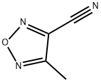 4-甲基-1,2,5-噁二唑-3-甲腈 结构式