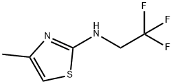 4-甲基-N-(2,2,2-三氟乙基)-1,3-噻唑-2-胺 结构式
