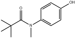 N-(4-羟基苯基)-N,2,2-三甲基丙酰胺 结构式