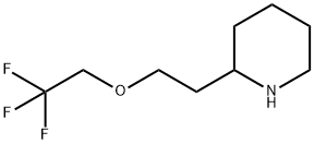 2-[2-(2,2,2-trifluoroethoxy)ethyl]piperidine 结构式