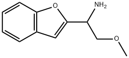1-(1-benzofuran-2-yl)-2-methoxyethan-1-amine 结构式