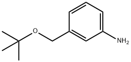 3-[(叔-丁氧基)甲基]苯胺 结构式