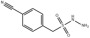 (4-氰基苯基)甲磺酰肼 结构式