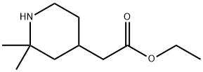 (2,2-dimethyl-[4]piperidyl)-acetic acid ethyl ester 结构式