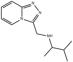 (3-methylbutan-2-yl)({[1,2,4]triazolo[4,3-a]pyridin-3-ylmethyl})amine 结构式