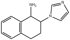 2-(1H-咪唑-1-基)-1,2,3,4-四氢萘-1-胺 结构式