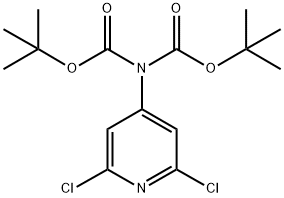 tert-butyl 4-((tert-butoxycarbonyl)amino)-2,6-dichloronicotinate 结构式