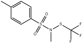 N-甲基-N-[(三氟甲基)硫代]对甲苯磺酰胺 结构式