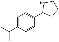 2-(4-异丙基苯基)噻唑烷 结构式