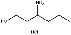 3-氨基己烷-1-醇盐酸盐 结构式