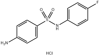 4-amino-N-(4-fluorophenyl)benzenesulfonamide hydrochloride 结构式