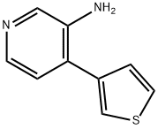 3-AMINO-4-(3-THIENYL)PYRIDINE 结构式