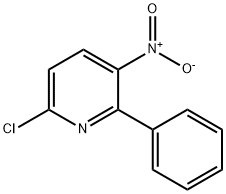 6-氯-3-硝基-2-苯基吡啶 结构式