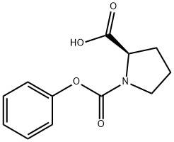 (R)-pyrrolidine-1,2-dicarboxylic acid 1-phenyl ester 结构式