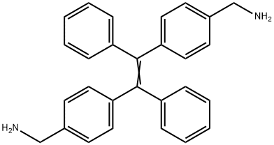 [1,2-二苯基-1,2-二(4-氨甲基苯基]乙烯 结构式