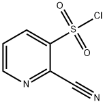 2-氰基吡啶-3-磺酰氯 结构式