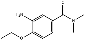 3-氨基-4-乙氧基-N,N-二甲基苯甲酰胺 结构式