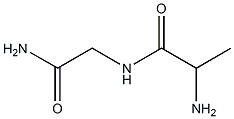 2-amino-N-(2-amino-2-oxoethyl)propanamide 结构式
