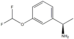 (R)-1-(3-(二氟甲氧基)苯基)乙-1-胺 结构式
