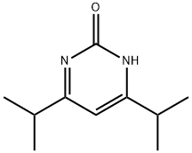 2-Hydroxy-4,6-diisopropylpyrimidine 结构式