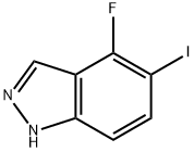 4-氟-5-碘-1H-吲唑 结构式