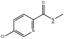 5-氯-N-甲基吡啶甲基酰胺 结构式