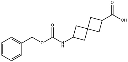 6-(CBZ-氨基)螺[3.3]庚烷-2-甲酸 结构式