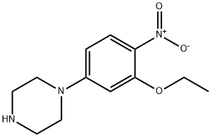 1-(3-ethoxy-4-nitrophenyl)piperazine 结构式