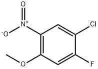 1-氯-2-氟-4-甲氧基-5-硝基苯 结构式