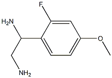 1-(2-FLUORO-4-METHOXYPHENYL)ETHANE-1,2-DIAMINE 结构式