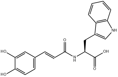 N-Caffeoyltryptophan 结构式