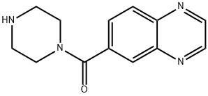 Piperazin-1-yl-quinoxalin-6-yl-methanone 结构式